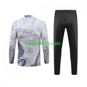 Real Madrid Dragon Weiß Sweatshirts Anzüge 2023-2024